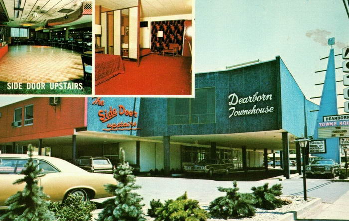 Dearborn Towne House Motel - Old Postcard Photo (newer photo)